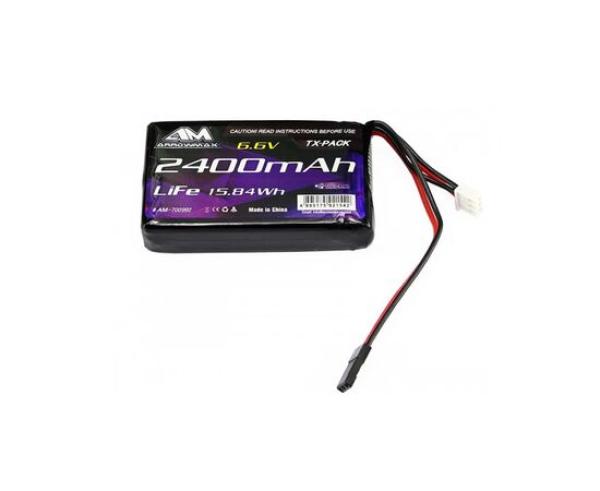 AM LiFe 2400mAh 6.6V For Futaba 4PK/4PX/4PV/7PX
