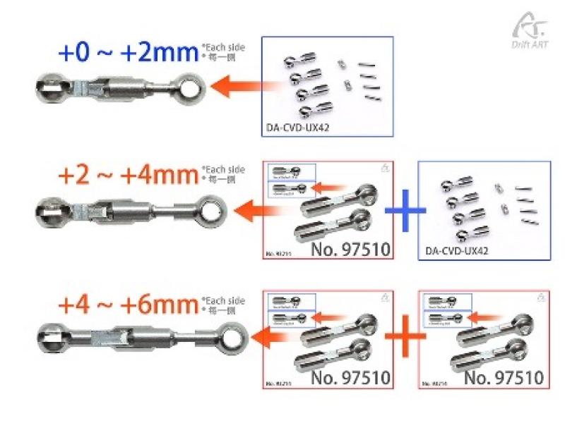 DriftART Long UX-CVD (+2mm each side than normal)