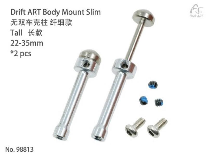 DriftART S.E. Body Mount set Slim Tall 22-35mm 2 pcs