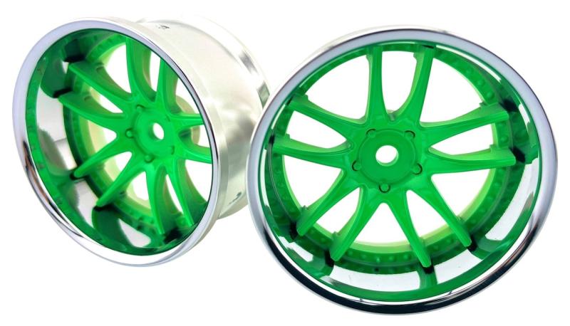 Work Emotion CR3P Offset 6 NEON Green