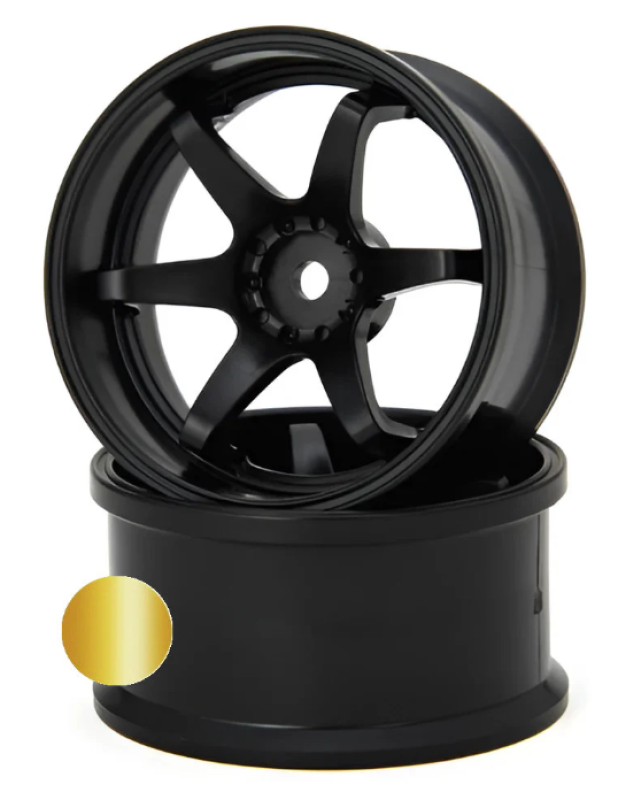 HAYATE N-6 Type Drift Wheel super High Traction/6/8/black