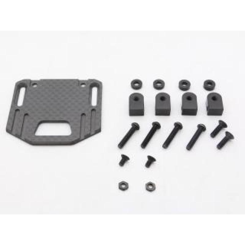 RC ART CARBON BACK MOUNT PLATE