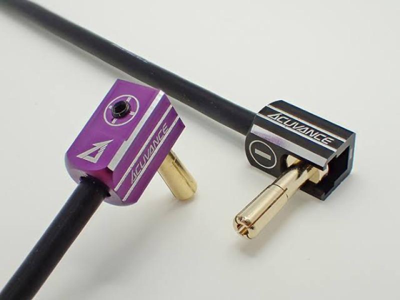 Acuvance Akku Stecker 5mm (schwarz/purple)