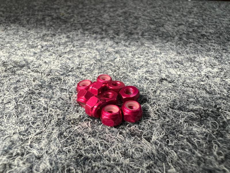 M.A.S. M3 Muttern pink 10stk.