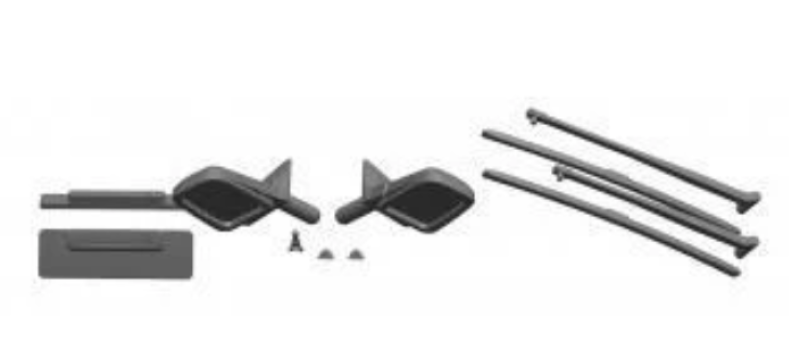 Addiction RC TOYOTA AE86 COROLLA LEVIN (REAL GRADE) Mirror Set