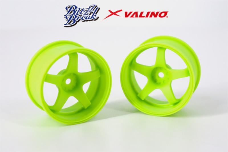 BuzzBreak VALINO GV117D Wheel R-SPEC 26mm (Lime Yellow / OFF+7)