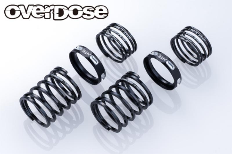 Overdose 4Edge Twin Spring 20mm with Helper Spring black