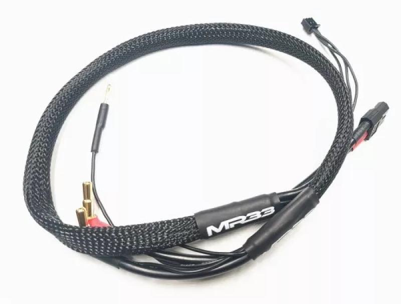 MR33 2S Ladekabel 600mm (4/5mm Stecker - XH) - Schwarz - MR33-BCL600-XT60